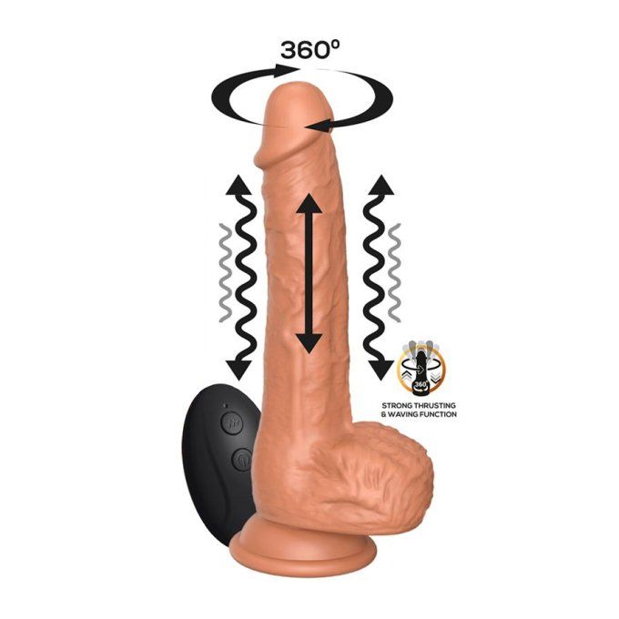 Gode Rotatif Vibrant 