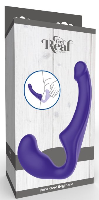 Gode Sans Harnais Purpie 16 x 4cm