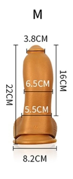 Gode silicone Ashika M 16 x 6.5cm