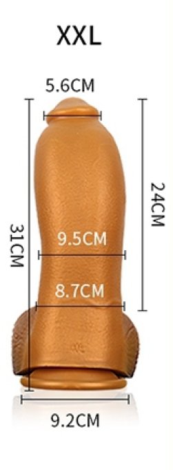 Gode silicone Ashika XXL 24 x 9.5cm