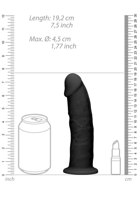 Gode silicone Realrock 18 x 4.5 cm