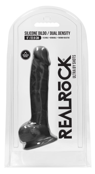 Gode Silicone realrock ventouse 18 x 4.5 cm