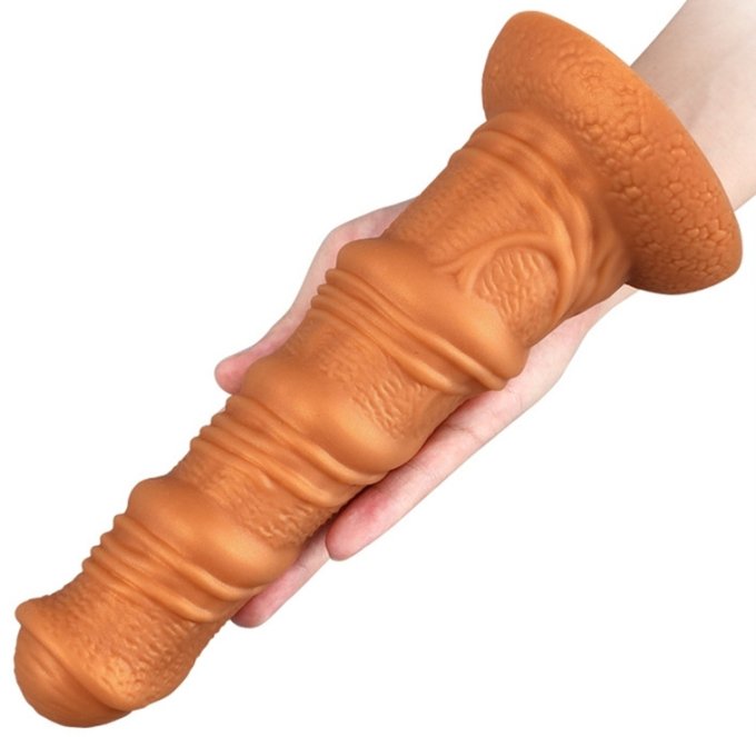 Gode silicone RibHorse 21 x 5.5cm