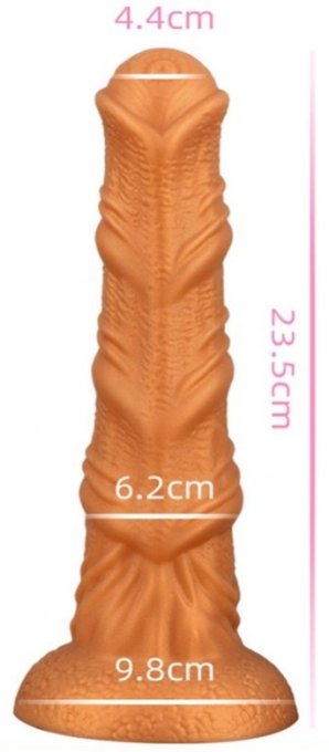 Gode silicone RibHorse 21 x 5.5cm
