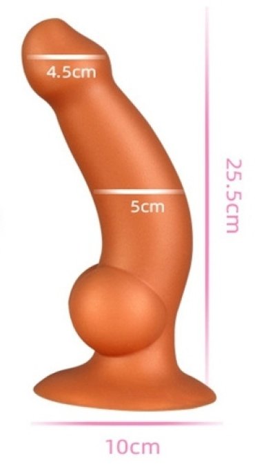 Gode silicone Stoopy L 15 x 5cm
