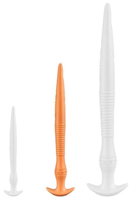 Gode silicone Vikaelis M 37 x 4cm