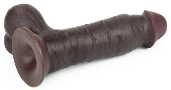 Gode Sliding Skin 15 x 4.8 cm Marron