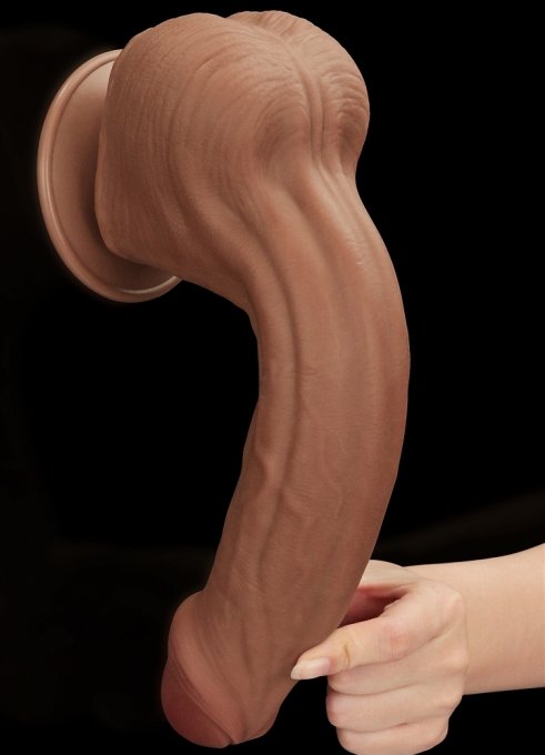 Gode Sliding Skin 20 x 5.3 cm Marron