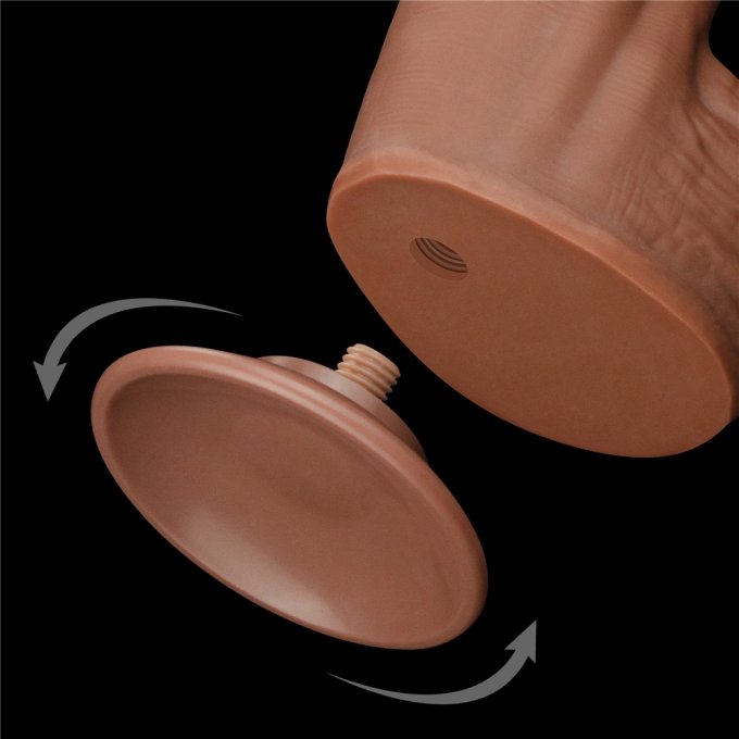 Gode Sliding Skin 23 x 6cm Marron