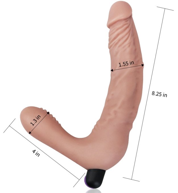 Gode Strap-On IJOY Strapless 17 x 3.5 cm