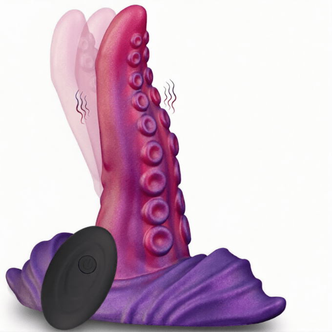 Gode tentacule vibrant Tongtak 15 x 6cm