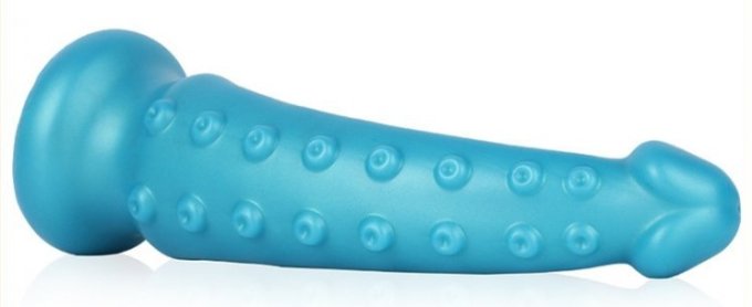 Gode Tentakel XL 30 x 7.5cm Bleu
