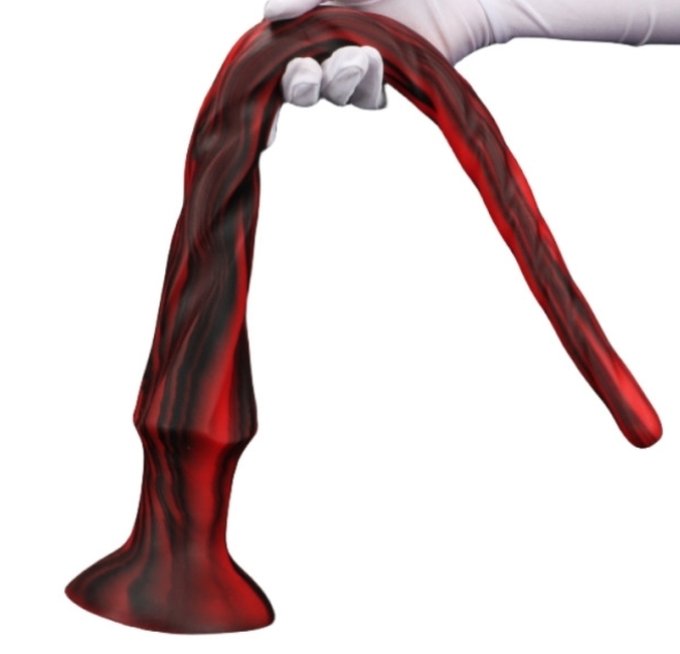 Gode Torthy S 37 x 4.2 cm Rouge-Noir