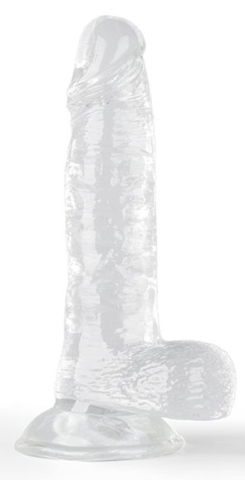 Gode Transparent Clean Dick L 15 x 4.5cm