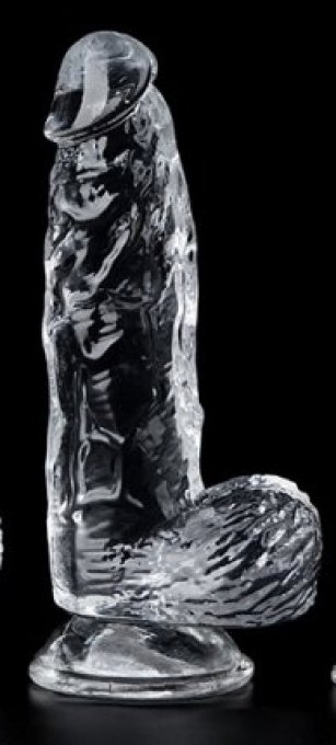 Gode Transparent Cute Dick L 15 x 4.5cm