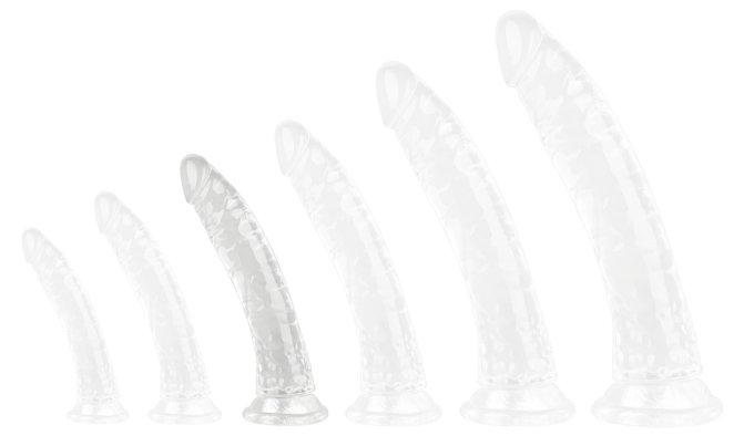 Gode transparent No Ball L 20 x 4cm