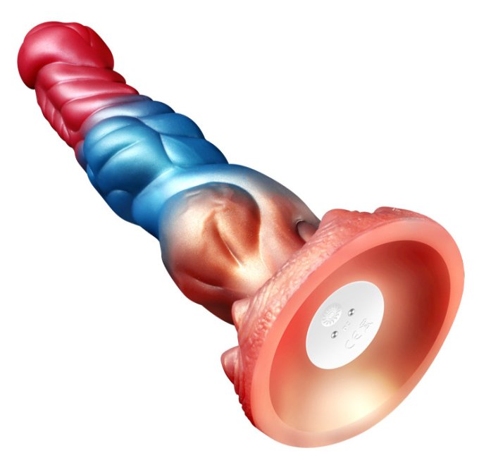 Gode Va-et-Vient Vibrant et Chauffant Drakolis 23.5 x 7cm