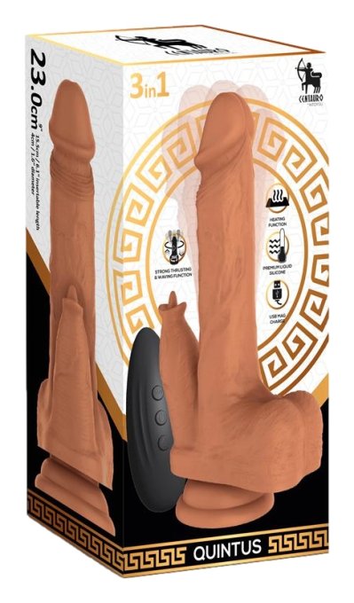 Gode Va-et-Vient Vibrant Quintus 17 x 4cm