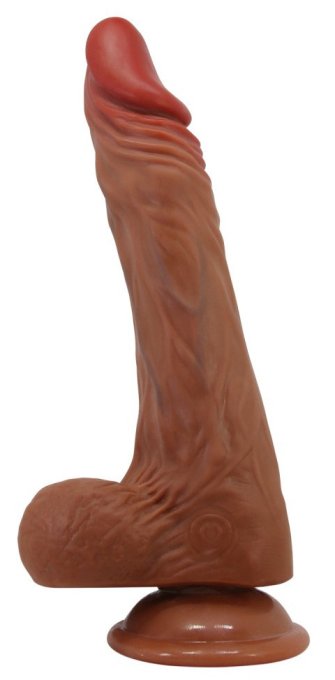 Gode Vibrant à Poussée Calisto 18 x 4.3 cm Marron