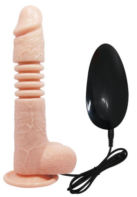 Gode vibrant à poussée Thunder Up 17 x 4cm