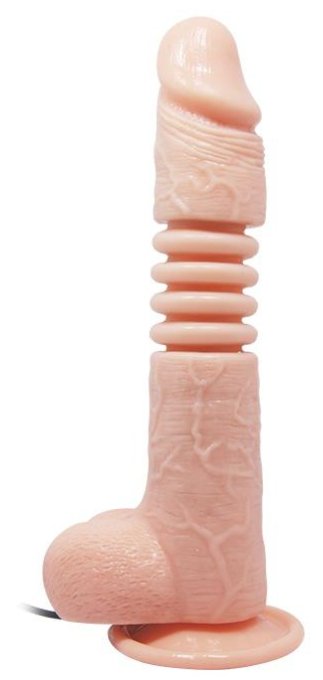 Gode vibrant à poussée Thunder Up 17 x 4cm