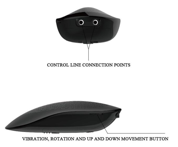 Gode vibrant à poussée Thunder Up 17 x 4cm