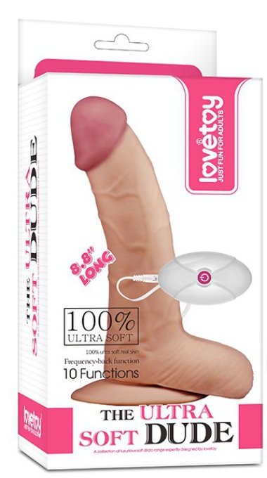 Gode vibrant Alex Vibe Soft Dude 17 x 4,5 cm