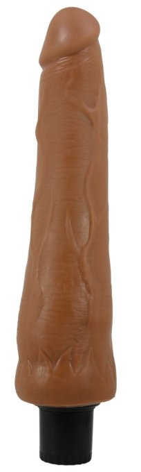 Gode Vibrant Alfredo 21 x 5.5cm Marron