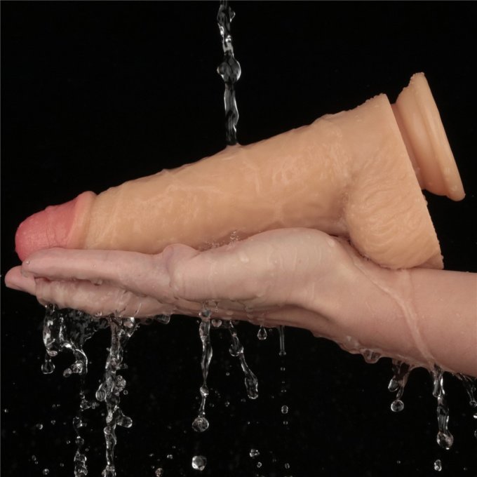 Gode Vibrant avec Bourses Power Basics 17 x 5.5cm