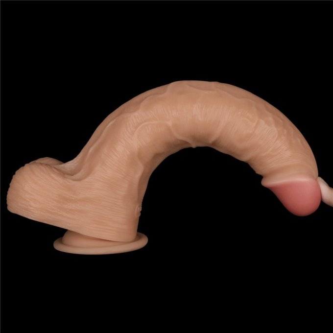 Gode Vibrant avec Bourses Power Basics 22 x 5.3cm