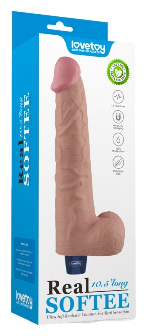 Gode Vibrant avec Bourses Softee 21 x 5.3cm Chair