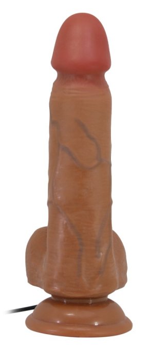 Gode Vibrant Bahamut 16 x 4.2cm Marron