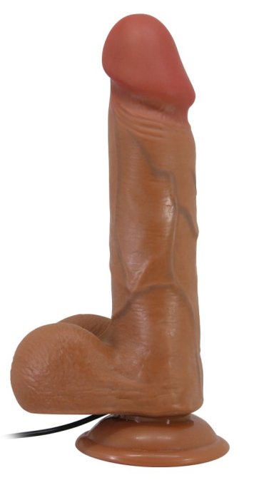 Gode Vibrant Bahamut 16 x 4.2cm Marron