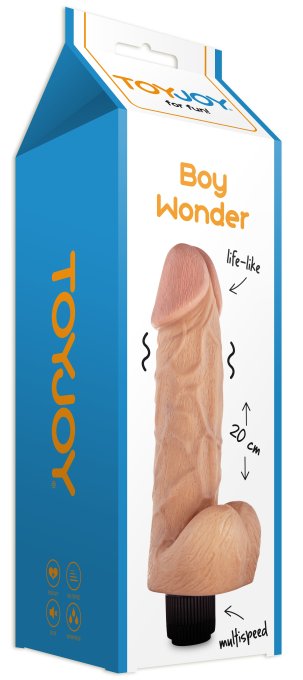 Gode vibrant Boy Wonder 17 x 4.5 cm