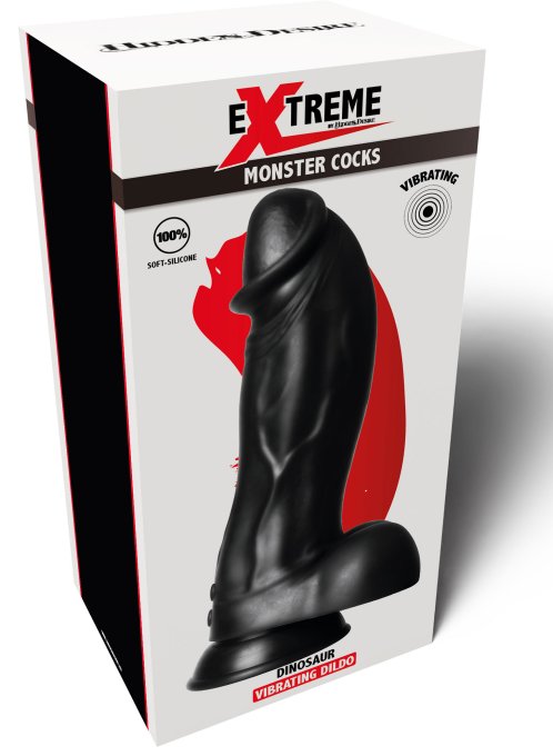 Gode vibrant Dinosaur Cock 17 x 5.8cm