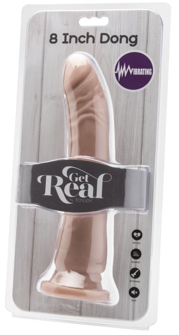 Gode vibrant Get Real 20 x 4 cm