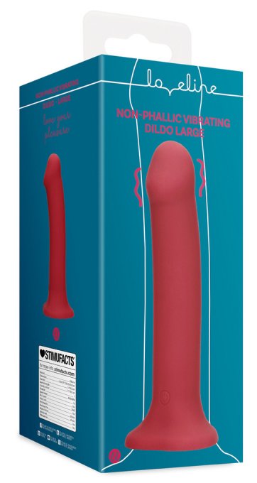 Gode Vibrant Palik L 17 x 4.5cm Rouge