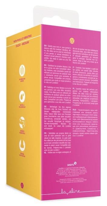 Gode Vibrant Palik M 16 x 3.7cm Rose