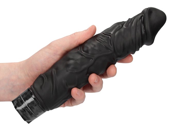 Gode vibrant Realistic 20  x 5cm Noir