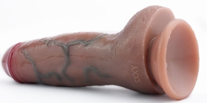 Gode Vibrant Skinnier Mario 14 x 4.6cm Marron