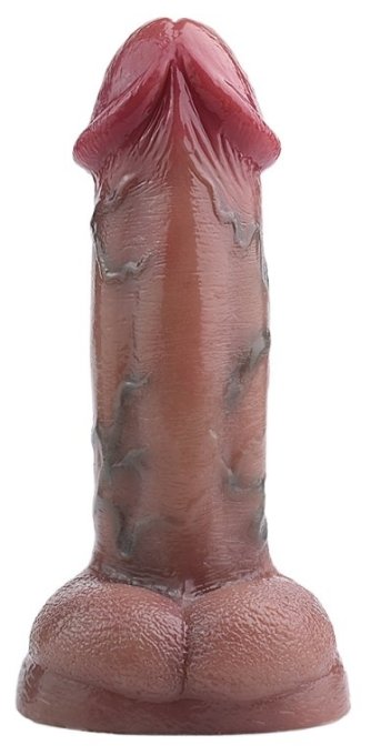 Gode Vibrant Skinnier Ugo 12.5 x 4.5 cm Marron