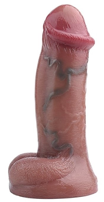 Gode Vibrant Skinnier Ugo 12.5 x 4.5 cm Marron