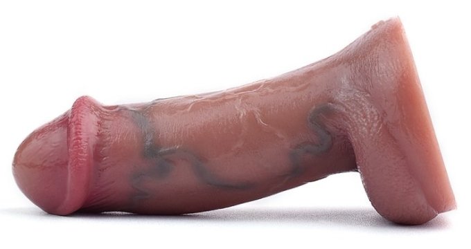 Gode Vibrant Skinnier Ugo 12.5 x 4.5 cm Marron