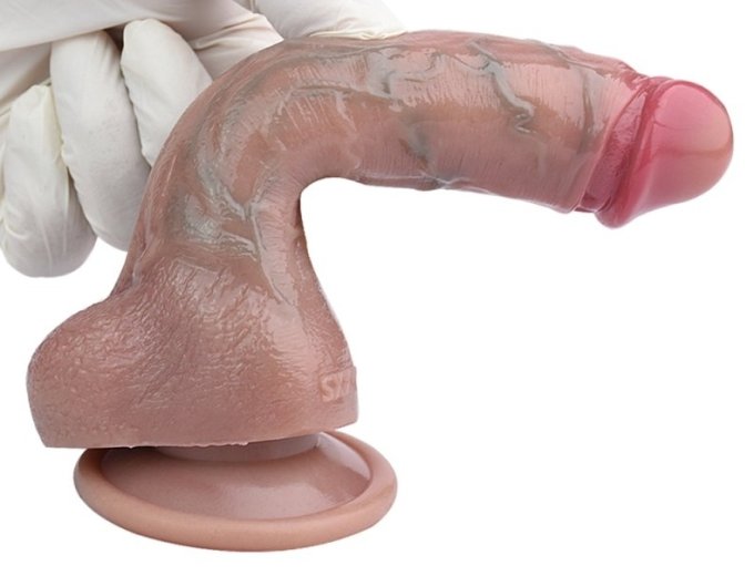 Gode Vibrant Skinnier Umberto 12 x 3.2cm Marron