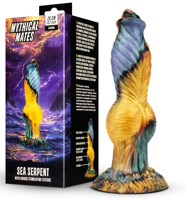 Gode Vibrant Va-et-Vient Sea Serpent 22 x 6.5cm