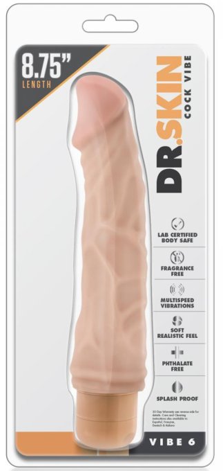 Gode vibrant Vibe 6 Dr Skin 18 x 4cm