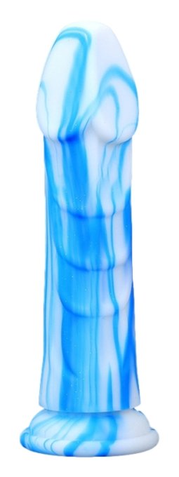 Gode Vipriks 18 x 5cm Bleu-Blanc