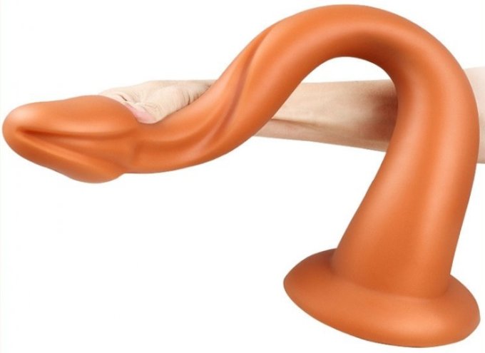 Gode Whale Dildo S 38  x 3.8 cm - Pointe 3.5 cm