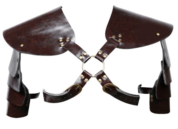 Harnais Armure Vintage Armor Noir