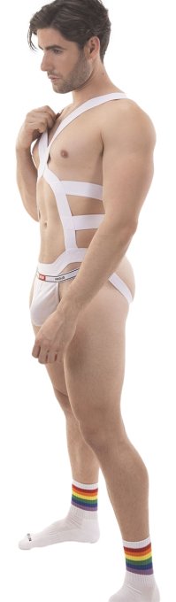 Harnais élastique ELON Blanc